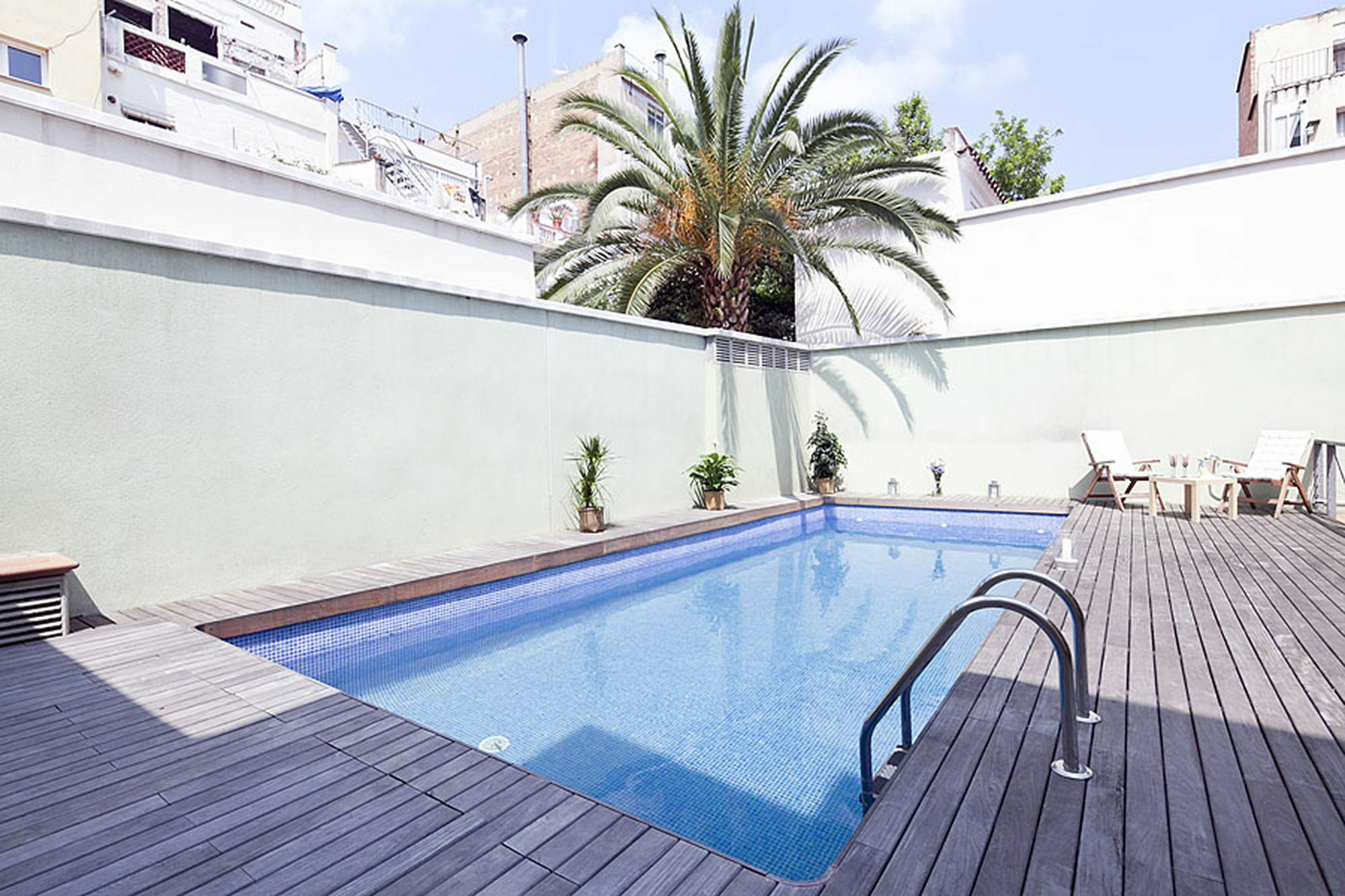 My Space Barcelona Gracia Pool Terrace Exterior photo