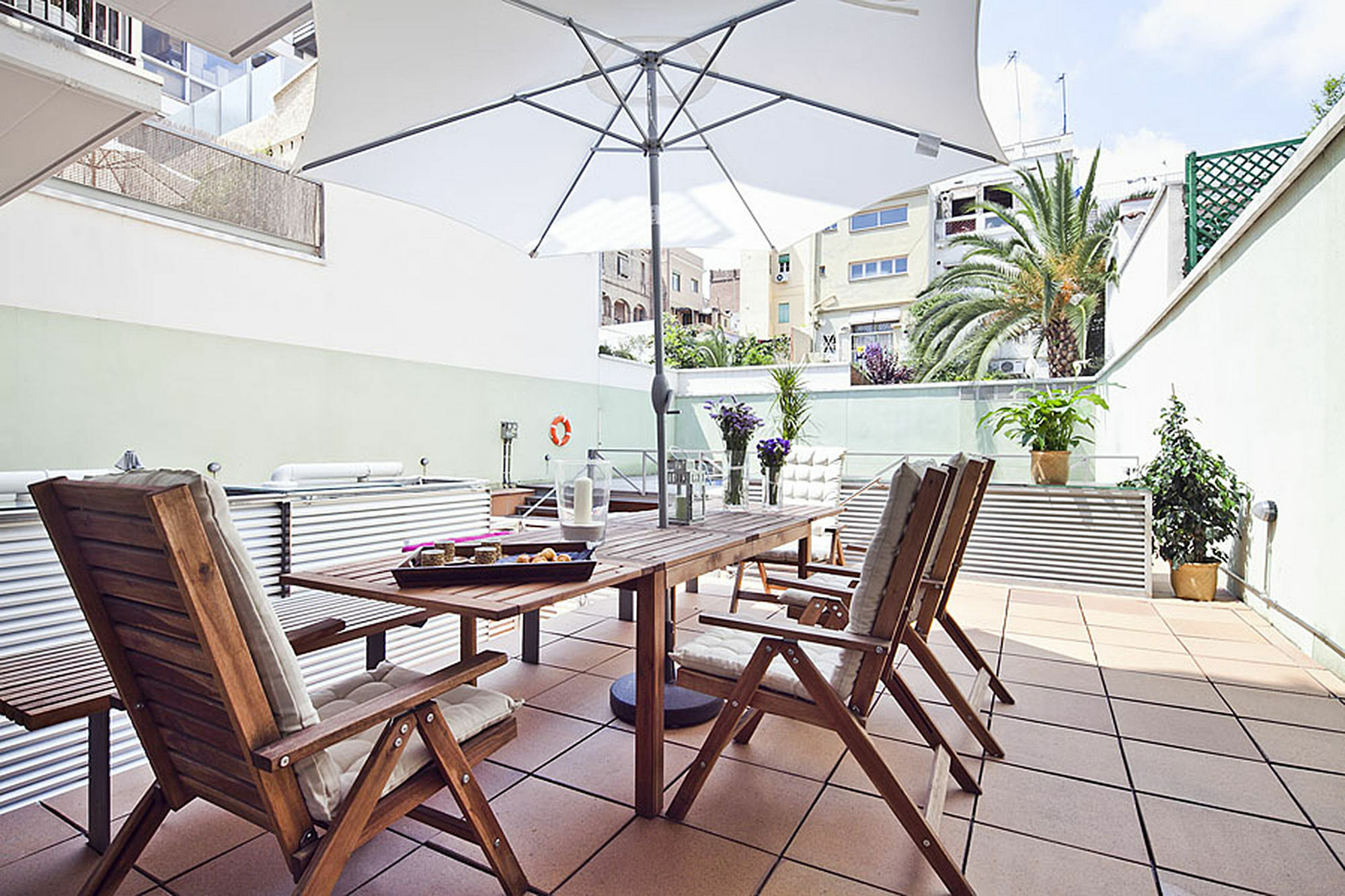 My Space Barcelona Gracia Pool Terrace Exterior photo